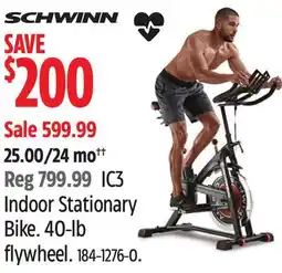 Canadian Tire SCHWINN Indoor Stationary Bike offer
