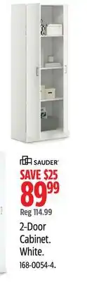 Canadian Tire Sauder 2-Door Cabinet offer