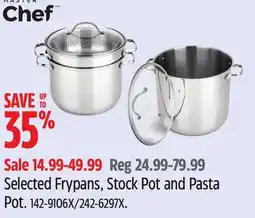 Canadian Tire Master Chef Selected Frypans offer