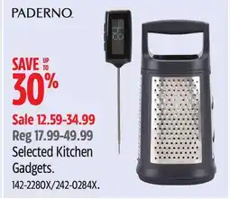 Canadian Tire PADERNO Selected Kitchen Gadgets offer