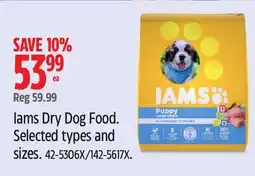 Canadian Tire Iams Dry Dog Food offer