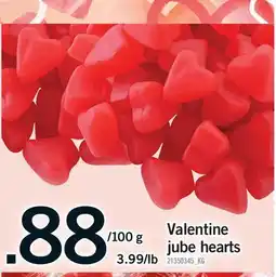 Fortinos VALENTINE JUBE HEARTS offer