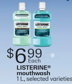 Fortinos LISTERINE MOUTHWASH offer