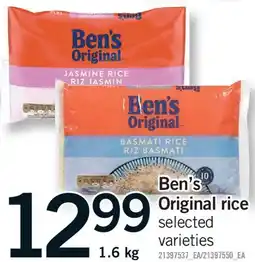 Fortinos BEN'S ORIGINAL RICE offer