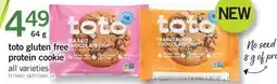 Fortinos TOTO GLUTEN FREE PROTEIN COOKIE offer
