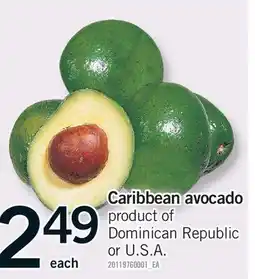 Fortinos CARIBBEAN AVOCADO offer