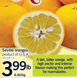 Fortinos SEVILLE ORANGES offer