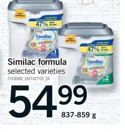 Fortinos SIMILAC FORMULA offer
