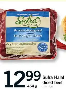 Fortinos SUFRA HALAL DICED BEEF offer