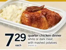 Fortinos QUARTER CHICKEN DINNER offer
