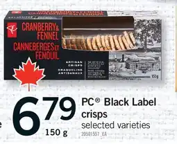 Fortinos PC BLACK LABEL CRISP offer