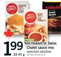 Fortinos ST-HUBERT OR SWISS CHALET SAUCE MIX offer