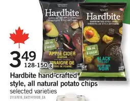 Fortinos HARDBITE HAND-CRAFTED STYLE, ALL NATURAL POTATO CHIPS offer