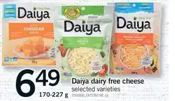 Fortinos DAIYA DAIRY FREE CHEESE offer