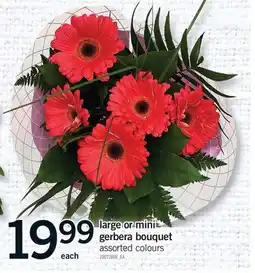Fortinos LARGE OR MINI GERBERA BOUQUET offer