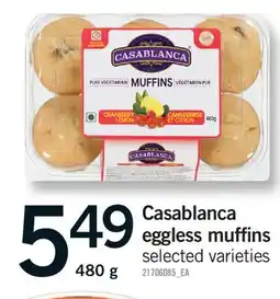 Fortinos CASABLANCA EGGLESS MUFFINS offer