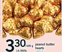 Fortinos PEANUT BUTTER HEARTS offer
