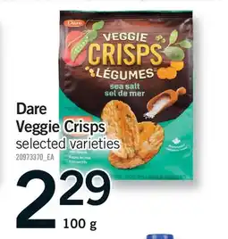 Fortinos DARE VEGGIE CRISPS offer