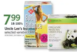 Fortinos UNCLE LEE'S TEA, 18-100'S offer