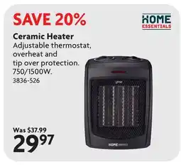 Home Hardware Ceramic Heater offer