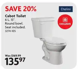 Home Hardware Cabot Toilet offer