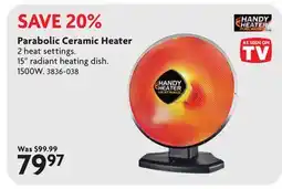 Home Hardware Parabolic Ceramic Heater offer