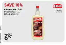 Home Hardware Carpenter's Glue offer
