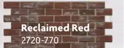 Home Hardware Faux Brick Wall Panel - Reclaimed Red offer