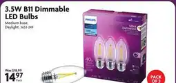 Home Hardware 3.5W B11 Dimmable LED Bulbs offer
