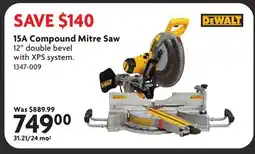 Home Hardware 15A Compound Mitre Saw offer
