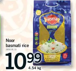 Fortinos NOOR BASMATI RICE offer