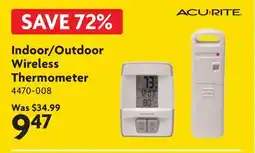 Home Hardware Indoor/Outdoor Wireless Thermometer offer
