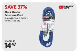 Home Hardware Block Heater Extension Cord offer