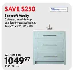 Home Hardware Bancroft Vanity offer