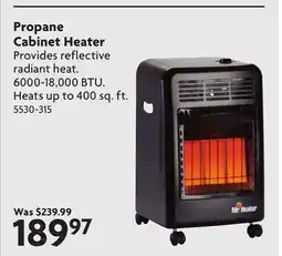 Home Hardware Propane Cabinet Heater offer