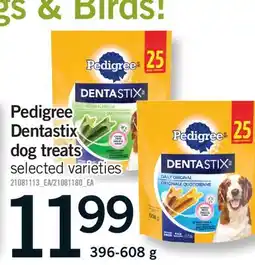 Fortinos PEDIGREE DENTASTIX DOG TREATS offer