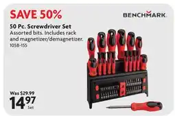 Home Hardware 50 Pc. Screwdriver Set offer