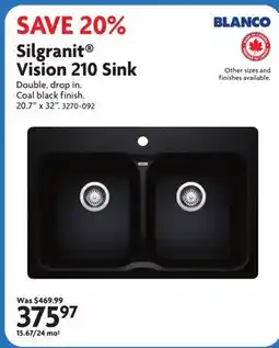 Home Hardware Silgranit Vision 210 Sink offer