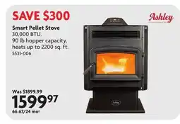 Home Hardware Smart Pellet Stove offer