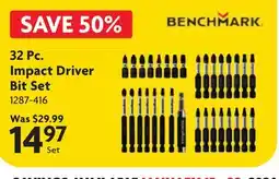 Home Hardware 32 Pc. Impact Driver Bit Set offer