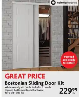 Home Hardware Bostonian Sliding Door Kit offer
