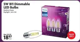 Home Hardware 5W B11 Dimmable LED Bulbs offer