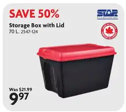 Home Hardware Storage Box with Lid offer