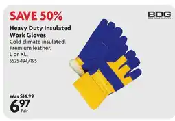 Home Hardware Heavy Duty Insulated Work Gloves offer