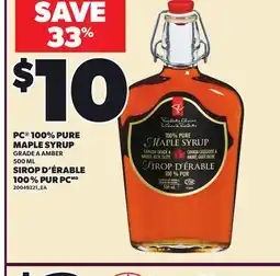 Independent Grocer PC 100% PURE MAPLE SYRUP offer