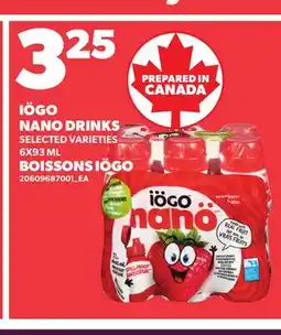 Independent Grocer IÖGO NANO DRINKS offer