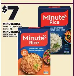 Independent Grocer MINUTE RICE offer