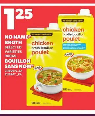 Independent Grocer NO NAME BROTH offer