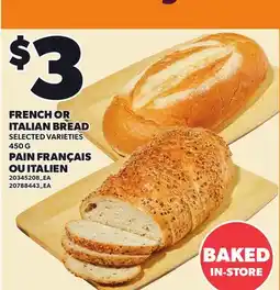 Independent Grocer FRENCH OR ITALIAN BREAD offer