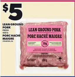 Independent Grocer LEAN GROUND PORK offer